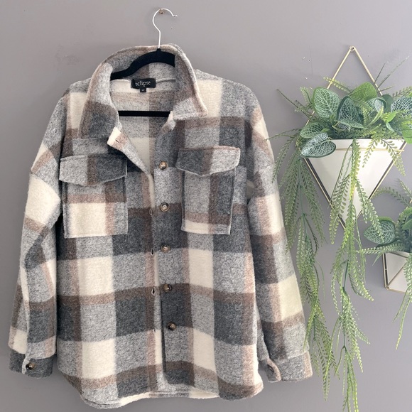 Plaid Shacket - Picture 1 of 1